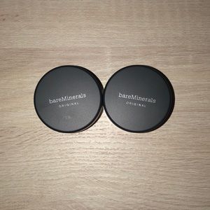 Two set of bare minerals foundation